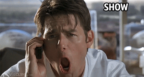 Tom Cruise Show me the money